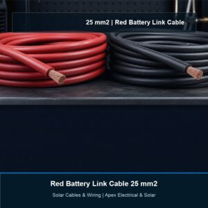 Battery Link Cable 25 mm² 500mm Red