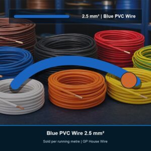 GP House Wire 2.5 mm² Blue - Per Metre