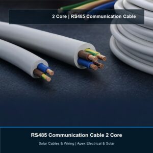 Solar RS485 Communication Cable 2 Core Screened - Per Metre
